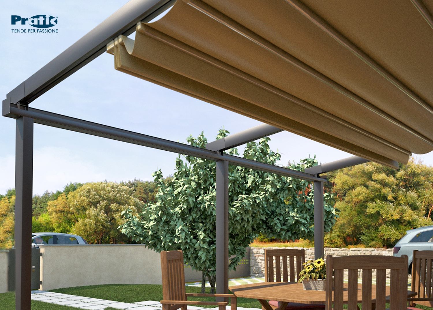Pergola scorrevole Mito